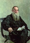 Ilya Repin Portrait of Leo Tolstoy oil painting